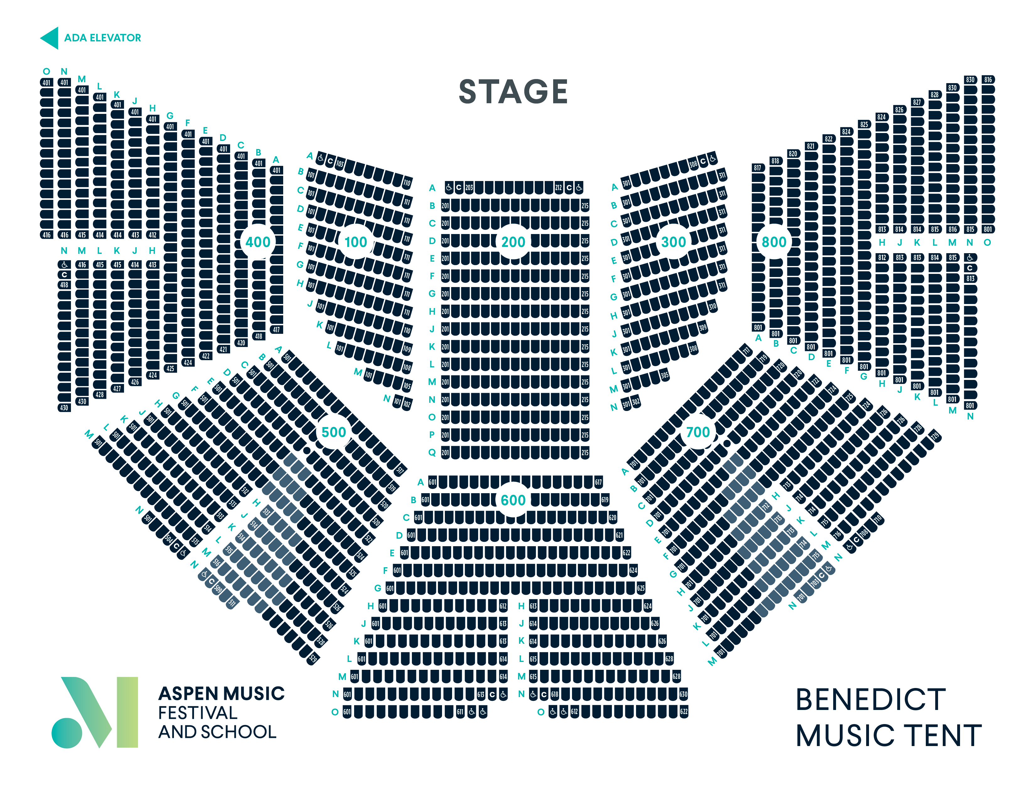 Jazz Festival 2017 Seating Chart